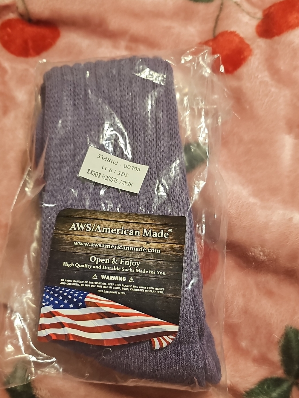 Women’s Heavy Slouch Socks - Purple
